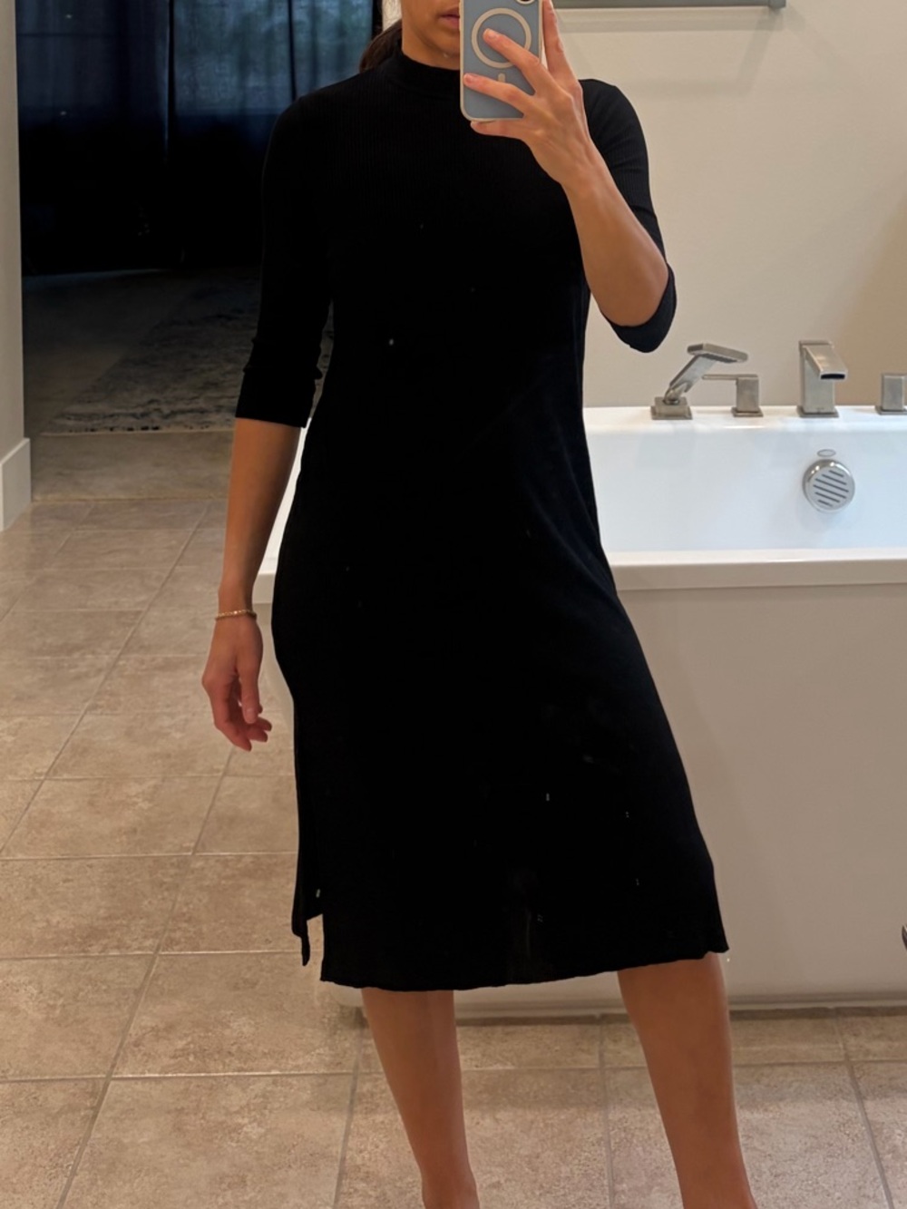 ASOS Midi Ribbed Dress